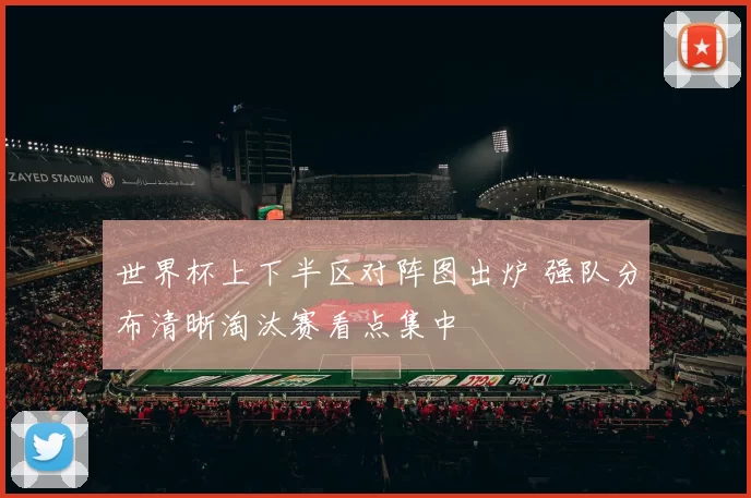 世界杯上下半区对阵图出炉 强队分布清晰淘汰赛看点集中